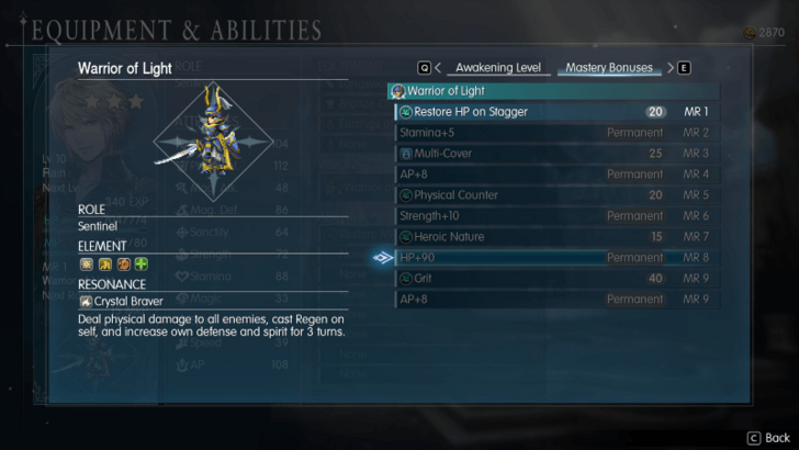 Mastery Bonus