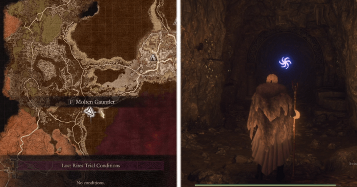 Molten Gauntlet - Location