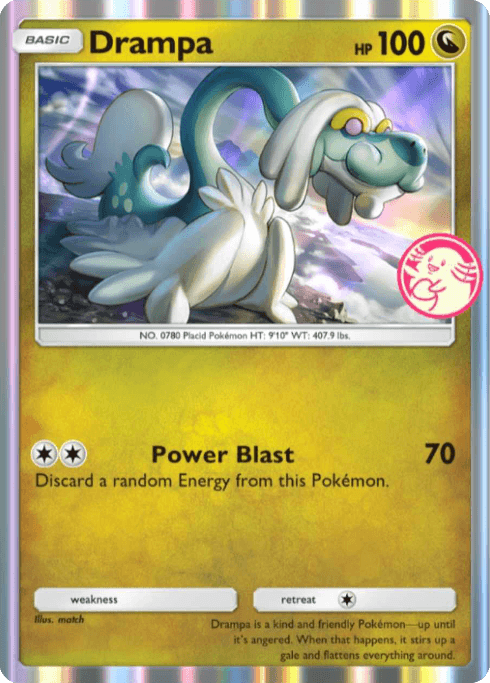 Pokemon TCG Pocket-  Drampa(P-B 102)