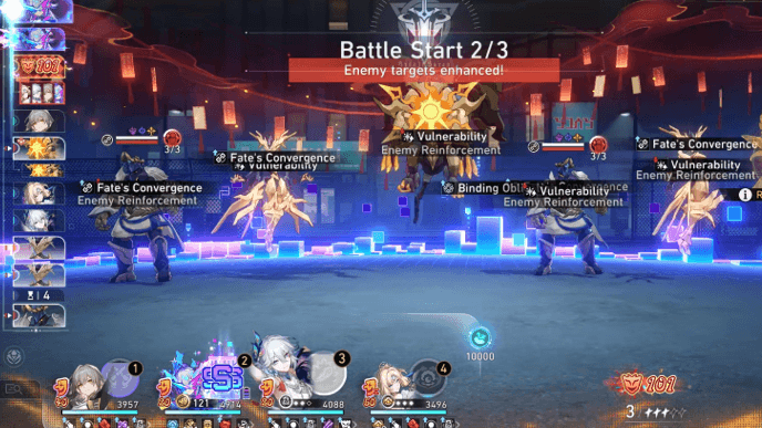 Honkai Star Rail - Pure Fiction Stage 1 - Defeat Enemies to Dispel Aquila