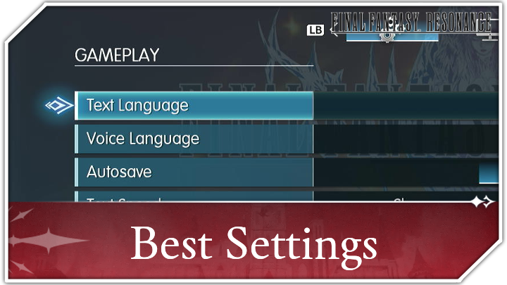 Best Settings