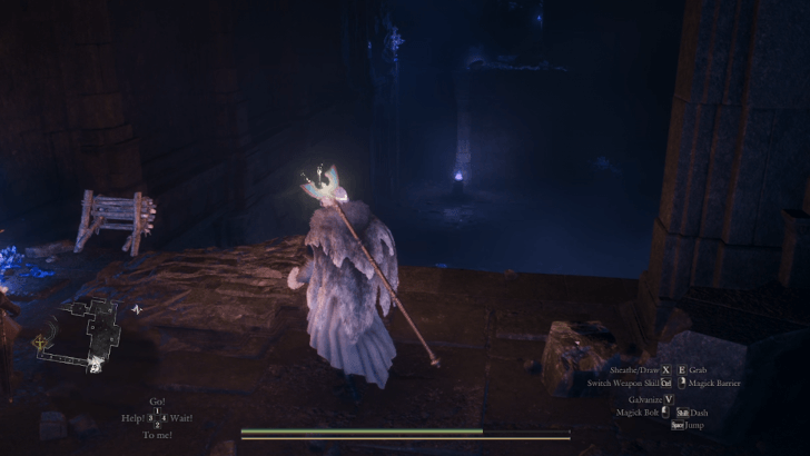 Seafloor Sepulcher - After Second Boss Room - Riftstone + Ladder