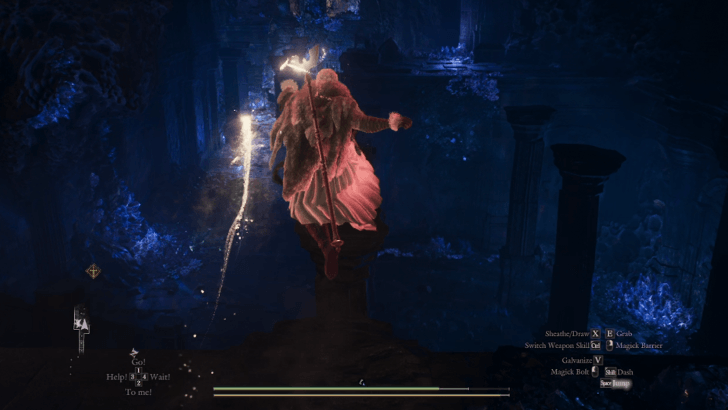 Seafloor Sepulcher - Sixth Room - Pillar Jump