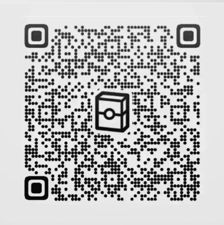 Mega Diancie ex and Carbink Deck 2D Pattern QR Code