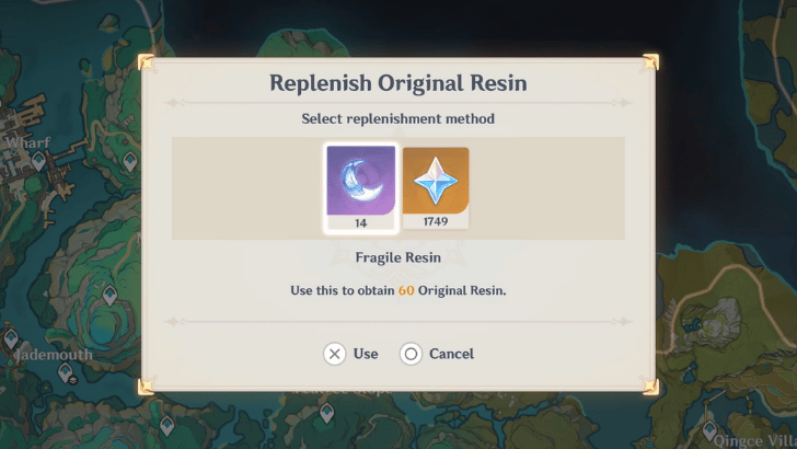Avoid Using Primogems to Refill Original Resin