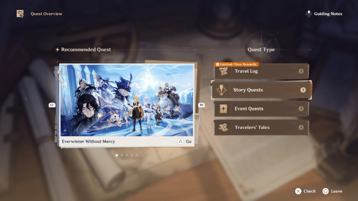 Complete Quests