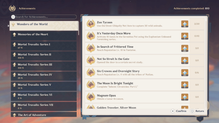 Unlock Achievements