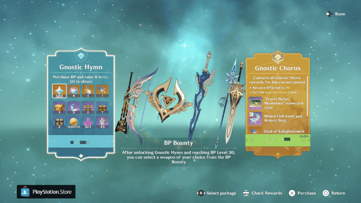 Purchase the Gnostic Hymn Battle Pass