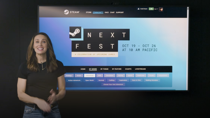 steam next fest with host