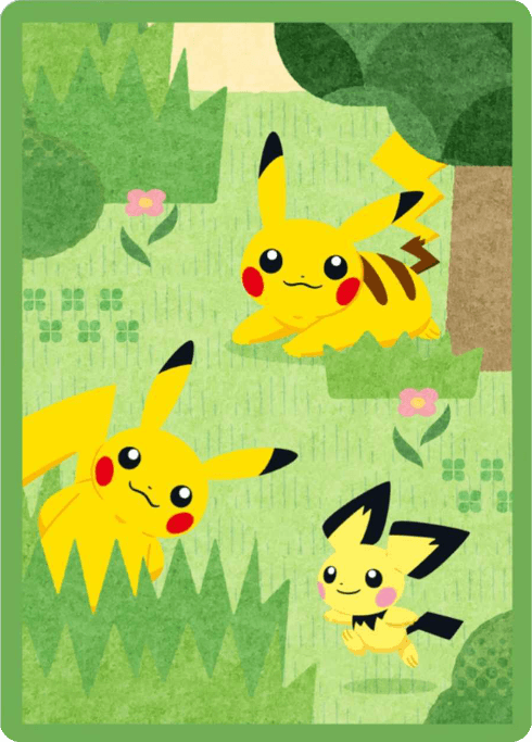 Pikachu and Pichu Card Sleeve Card Sleeve