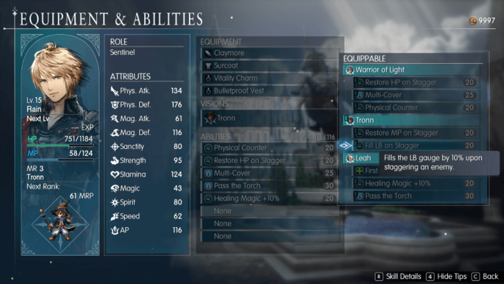 Equip Abilities