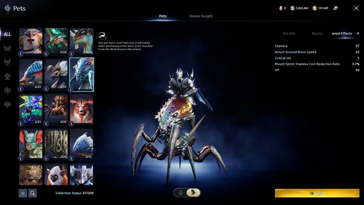 Spider mount Aion 2