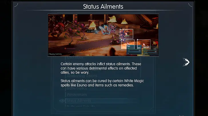 Status Ailment
