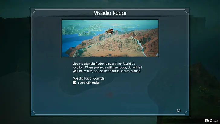 Mysidia Radar