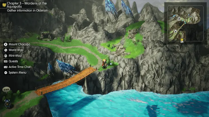 Laserblade Overworld Location