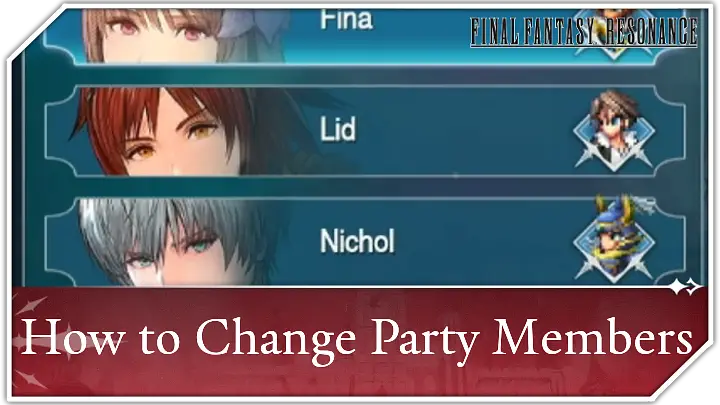 How to Change Party Members