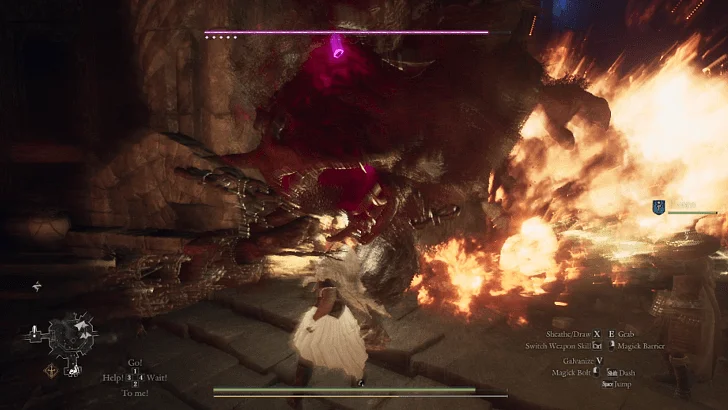 Molten Gauntlet - Second Boss Room - Far Left Door