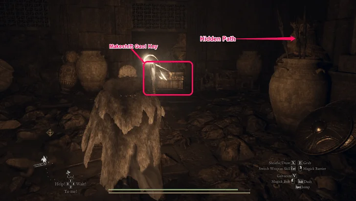Molten Gauntlet - Hidden Path - Gaol Key