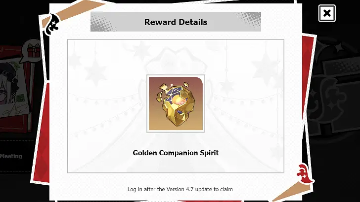 Honkai Star Rail - Free Golden Companion Spirit in Version 4.7