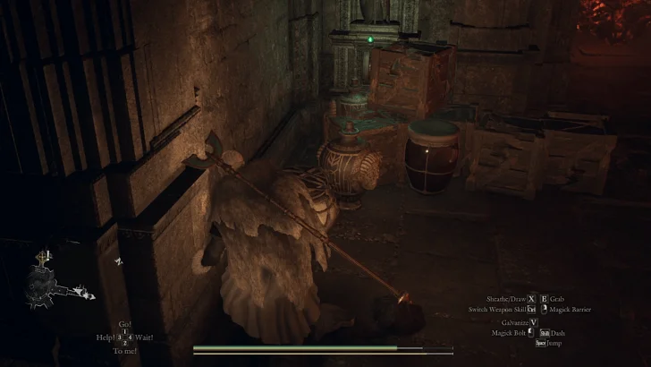 Molten Gauntlet - Second Boss Room - Near Left Door - Lever 1