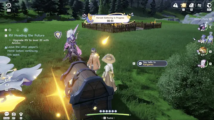 Opening Chests