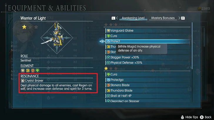 Warrior of Light Resonance