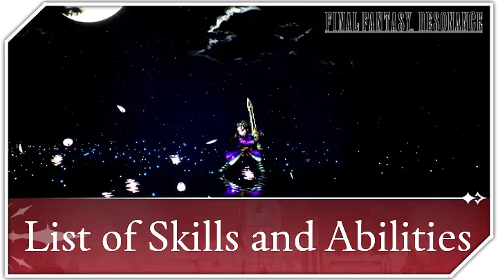 List of Skills and Abilities