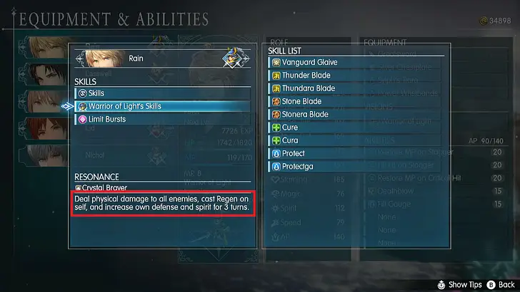 Skill with Buff