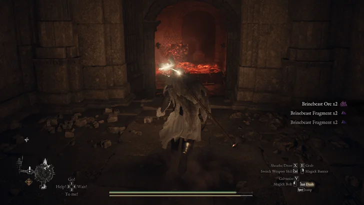 Molten Gauntlet - Second Boss Room - Near Left Door - Horns of Moloch