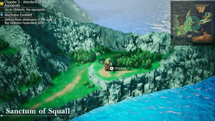 Squall Vision Location